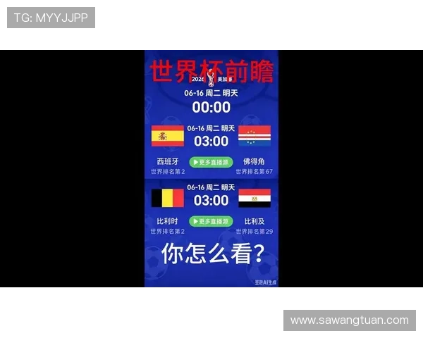 比利时vs埃及世界杯直播在线观看平台推荐与比赛前瞻分析